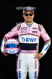 Sergio Perez (MEX) Sahara Force India F1. 22.03.2018. Formula 1 World Championship, Rd 1, Australian Grand Prix, Albert Park, Melbourne, Australia, Preparation Day.