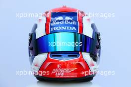 The helmet of Pierre Gasly (FRA) Scuderia Toro Rosso. 22.03.2018. Formula 1 World Championship, Rd 1, Australian Grand Prix, Albert Park, Melbourne, Australia, Preparation Day.