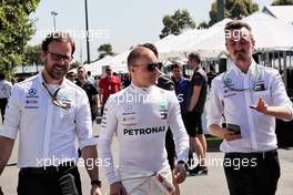 Valtteri Bottas (FIN) Mercedes AMG F1. 22.03.2018. Formula 1 World Championship, Rd 1, Australian Grand Prix, Albert Park, Melbourne, Australia, Preparation Day.