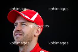 Sebastian Vettel (GER) Scuderia Ferrari  22.03.2018. Formula 1 World Championship, Rd 1, Australian Grand Prix, Albert Park, Melbourne, Australia, Preparation Day.