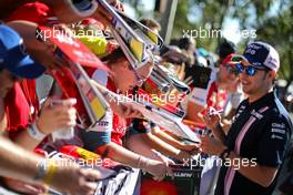 Sergio Perez (MEX) Sahara Force India F1    22.03.2018. Formula 1 World Championship, Rd 1, Australian Grand Prix, Albert Park, Melbourne, Australia, Preparation Day.