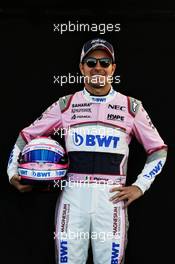 Sergio Perez (MEX) Sahara Force India F1. 22.03.2018. Formula 1 World Championship, Rd 1, Australian Grand Prix, Albert Park, Melbourne, Australia, Preparation Day.