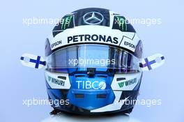 The helmet of Valtteri Bottas (FIN) Mercedes AMG F1. 22.03.2018. Formula 1 World Championship, Rd 1, Australian Grand Prix, Albert Park, Melbourne, Australia, Preparation Day.