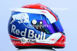 The helmet of Pierre Gasly (FRA) Scuderia Toro Rosso. 22.03.2018. Formula 1 World Championship, Rd 1, Australian Grand Prix, Albert Park, Melbourne, Australia, Preparation Day.