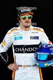 Fernando Alonso (ESP) McLaren. 22.03.2018. Formula 1 World Championship, Rd 1, Australian Grand Prix, Albert Park, Melbourne, Australia, Preparation Day.