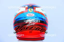 The helmet of Kimi Raikkonen (FIN) Ferrari. 22.03.2018. Formula 1 World Championship, Rd 1, Australian Grand Prix, Albert Park, Melbourne, Australia, Preparation Day.