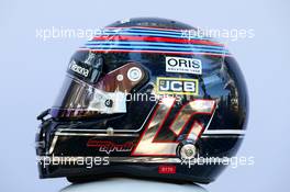 The helmet of Lance Stroll (CDN) Williams. 22.03.2018. Formula 1 World Championship, Rd 1, Australian Grand Prix, Albert Park, Melbourne, Australia, Preparation Day.