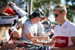 Marcus Ericsson (SWE) Sauber F1 Team  22.03.2018. Formula 1 World Championship, Rd 1, Australian Grand Prix, Albert Park, Melbourne, Australia, Preparation Day.