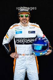 Fernando Alonso (ESP) McLaren. 22.03.2018. Formula 1 World Championship, Rd 1, Australian Grand Prix, Albert Park, Melbourne, Australia, Preparation Day.