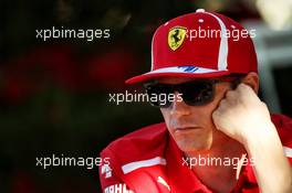 Kimi Raikkonen (FIN) Ferrari. 22.03.2018. Formula 1 World Championship, Rd 1, Australian Grand Prix, Albert Park, Melbourne, Australia, Preparation Day.