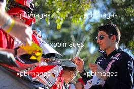 Esteban Ocon (FRA) Force India F1  22.03.2018. Formula 1 World Championship, Rd 1, Australian Grand Prix, Albert Park, Melbourne, Australia, Preparation Day.