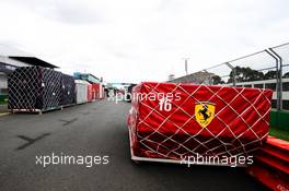 Ferrari freight. 21.03.2018. Formula 1 World Championship, Rd 1, Australian Grand Prix, Albert Park, Melbourne, Australia, Preparation Day.