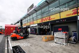 Red Bull Racing pit garages. 21.03.2018. Formula 1 World Championship, Rd 1, Australian Grand Prix, Albert Park, Melbourne, Australia, Preparation Day.