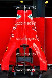 Ferrari SF71H engine cover. 21.03.2018. Formula 1 World Championship, Rd 1, Australian Grand Prix, Albert Park, Melbourne, Australia, Preparation Day.