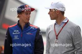 Brendon Hartley (NZ) Scuderia Toro Rosso and Alex Wuz (AUT) 29.06.2018. Formula 1 World Championship, Rd 9, Austrian Grand Prix, Spielberg, Austria, Practice Day.