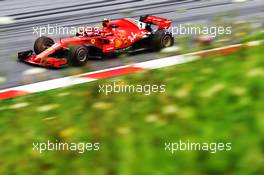 Kimi Raikkonen (FIN) Ferrari SF71H. 29.06.2018. Formula 1 World Championship, Rd 9, Austrian Grand Prix, Spielberg, Austria, Practice Day.