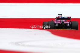 Sergio Perez (MEX) Sahara Force India F1   29.06.2018. Formula 1 World Championship, Rd 9, Austrian Grand Prix, Spielberg, Austria, Practice Day.
