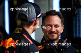 Max Verstappen (NLD) Red Bull Racing with Christian Horner (GBR) Red Bull Racing Team Principal. 29.06.2018. Formula 1 World Championship, Rd 9, Austrian Grand Prix, Spielberg, Austria, Practice Day.