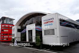 Williams Testing Motorhome. 29.06.2018. Formula 1 World Championship, Rd 9, Austrian Grand Prix, Spielberg, Austria, Practice Day.