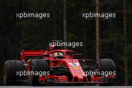 Sebastian Vettel (GER) Scuderia Ferrari  29.06.2018. Formula 1 World Championship, Rd 9, Austrian Grand Prix, Spielberg, Austria, Practice Day.