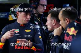 Max Verstappen (NLD) Red Bull Racing with celebrates his oand Gianpiero Lambiase (ITA) Red Bull Racing Engineer. 29.06.2018. Formula 1 World Championship, Rd 9, Austrian Grand Prix, Spielberg, Austria, Practice Day.