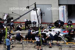 Williams practices a pit stop. 29.06.2018. Formula 1 World Championship, Rd 9, Austrian Grand Prix, Spielberg, Austria, Practice Day.