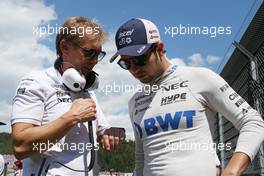 Sergio Perez (MEX) Sahara Force India F1   01.07.2018. Formula 1 World Championship, Rd 9, Austrian Grand Prix, Spielberg, Austria, Race Day.