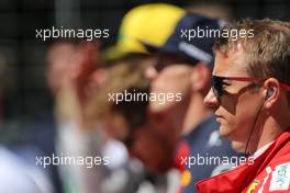 Kimi Raikkonen (FIN) Scuderia Ferrari  01.07.2018. Formula 1 World Championship, Rd 9, Austrian Grand Prix, Spielberg, Austria, Race Day.
