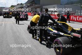 Renault F1 Team  01.07.2018. Formula 1 World Championship, Rd 9, Austrian Grand Prix, Spielberg, Austria, Race Day.