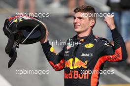1st place Max Verstappen (NLD) Red Bull Racing RB14. 01.07.2018. Formula 1 World Championship, Rd 9, Austrian Grand Prix, Spielberg, Austria, Race Day.