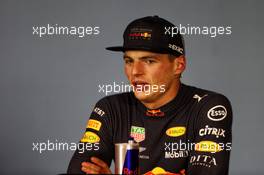 Race winner Max Verstappen (NLD) Red Bull Racing in the FIA Press Conference. 01.07.2018. Formula 1 World Championship, Rd 9, Austrian Grand Prix, Spielberg, Austria, Race Day.