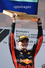 1st place Max Verstappen (NLD) Red Bull Racing RB14. 01.07.2018. Formula 1 World Championship, Rd 9, Austrian Grand Prix, Spielberg, Austria, Race Day.