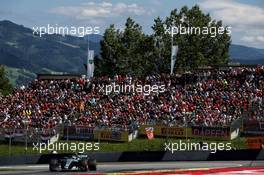 Valtteri Bottas (FIN) Mercedes AMG F1 W09. 01.07.2018. Formula 1 World Championship, Rd 9, Austrian Grand Prix, Spielberg, Austria, Race Day.