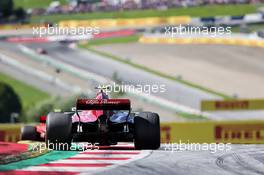 Charles Leclerc (MON) Sauber F1 Team C37. 01.07.2018. Formula 1 World Championship, Rd 9, Austrian Grand Prix, Spielberg, Austria, Race Day.