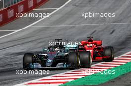 Lewis Hamilton (GBR) Mercedes AMG F1 W09. 01.07.2018. Formula 1 World Championship, Rd 9, Austrian Grand Prix, Spielberg, Austria, Race Day.