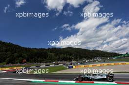 Lewis Hamilton (GBR) Mercedes AMG F1 W09. 01.07.2018. Formula 1 World Championship, Rd 9, Austrian Grand Prix, Spielberg, Austria, Race Day.