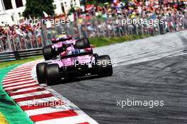 Sergio Perez (MEX) Sahara Force India F1 VJM11. 01.07.2018. Formula 1 World Championship, Rd 9, Austrian Grand Prix, Spielberg, Austria, Race Day.