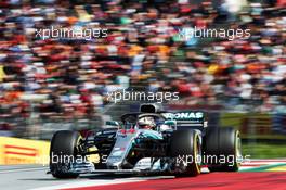 Lewis Hamilton (GBR) Mercedes AMG F1 W09. 01.07.2018. Formula 1 World Championship, Rd 9, Austrian Grand Prix, Spielberg, Austria, Race Day.