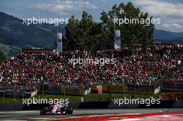 Esteban Ocon (FRA) Sahara Force India F1 VJM11. 01.07.2018. Formula 1 World Championship, Rd 9, Austrian Grand Prix, Spielberg, Austria, Race Day.