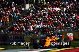 Stoffel Vandoorne (BEL) McLaren MCL33. 01.07.2018. Formula 1 World Championship, Rd 9, Austrian Grand Prix, Spielberg, Austria, Race Day.