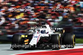 Lance Stroll (CDN) Williams FW41. 01.07.2018. Formula 1 World Championship, Rd 9, Austrian Grand Prix, Spielberg, Austria, Race Day.