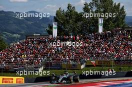 Lewis Hamilton (GBR) Mercedes AMG F1 W09. 01.07.2018. Formula 1 World Championship, Rd 9, Austrian Grand Prix, Spielberg, Austria, Race Day.