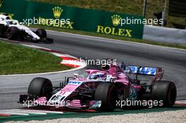 Sergio Perez (MEX) Sahara Force India F1 VJM11. 01.07.2018. Formula 1 World Championship, Rd 9, Austrian Grand Prix, Spielberg, Austria, Race Day.