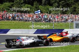 Sergey Sirotkin (RUS) Williams FW41 at the start of the race. 01.07.2018. Formula 1 World Championship, Rd 9, Austrian Grand Prix, Spielberg, Austria, Race Day.