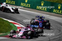 Sergio Perez (MEX) Sahara Force India F1 VJM11. 01.07.2018. Formula 1 World Championship, Rd 9, Austrian Grand Prix, Spielberg, Austria, Race Day.