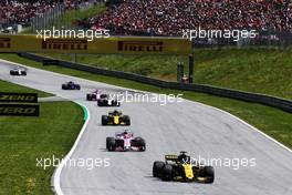 Nico Hulkenberg (GER) Renault Sport F1 Team RS18. 01.07.2018. Formula 1 World Championship, Rd 9, Austrian Grand Prix, Spielberg, Austria, Race Day.
