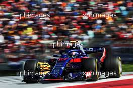 Pierre Gasly (FRA) Scuderia Toro Rosso STR13. 01.07.2018. Formula 1 World Championship, Rd 9, Austrian Grand Prix, Spielberg, Austria, Race Day.
