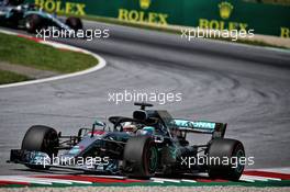 Lewis Hamilton (GBR) Mercedes AMG F1 W09. 01.07.2018. Formula 1 World Championship, Rd 9, Austrian Grand Prix, Spielberg, Austria, Race Day.