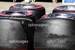 Worn Pirelli tyres. 01.07.2018. Formula 1 World Championship, Rd 9, Austrian Grand Prix, Spielberg, Austria, Race Day.