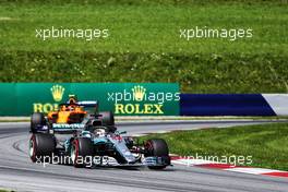 Lewis Hamilton (GBR) Mercedes AMG F1 W09. 01.07.2018. Formula 1 World Championship, Rd 9, Austrian Grand Prix, Spielberg, Austria, Race Day.